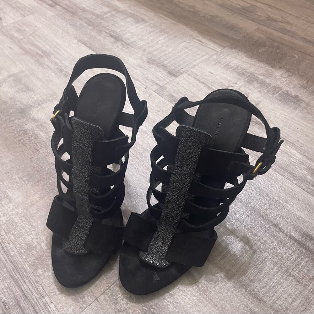 Balenciaga Black Heels Size 8.5 39